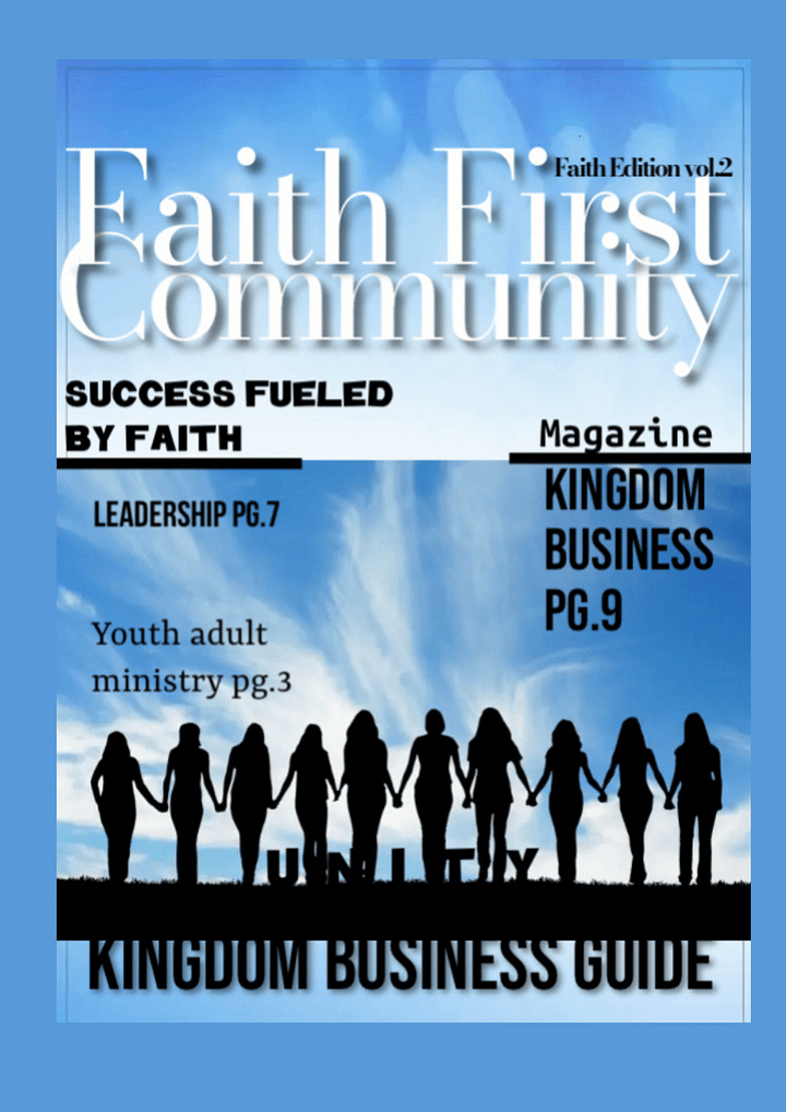 Faith first community magazine vol.2 product image (1)