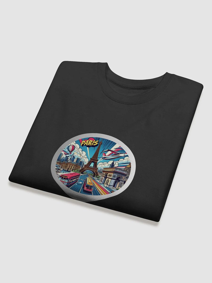 Parisian Adventure Premium Sweatshirt | AI Design Paris city France product image (4)