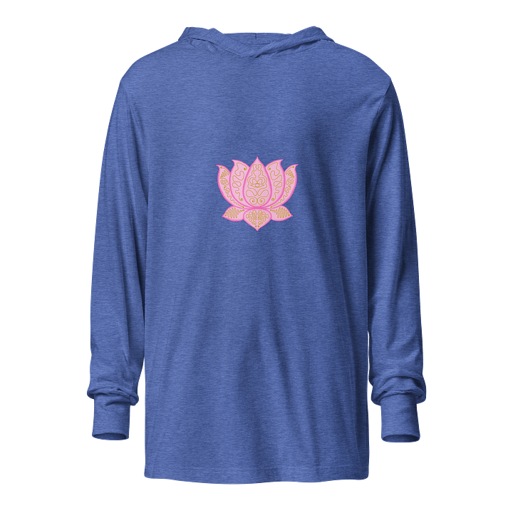 Golden Lotus Unisex Hooded Long Sleeve Tee product image (1)