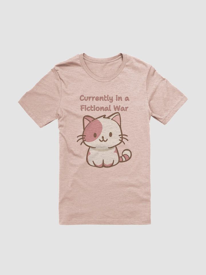 Currently in a fictional war, shirt product image (1)
