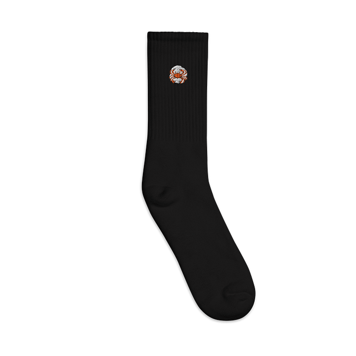 Crabby Comfort Embroidered Socks product image (2)