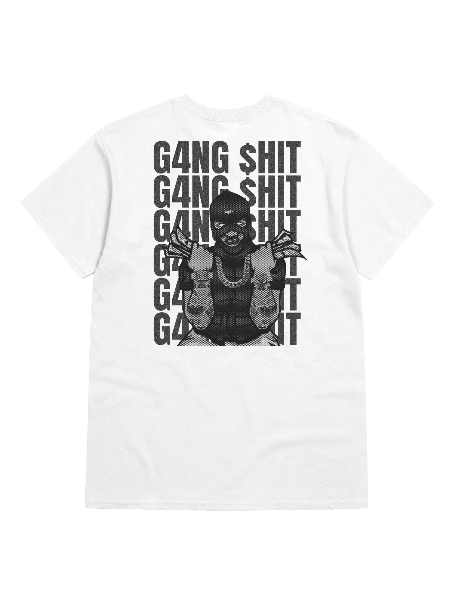 G4NG $H*T T- SHIRT WHITE product image (1)