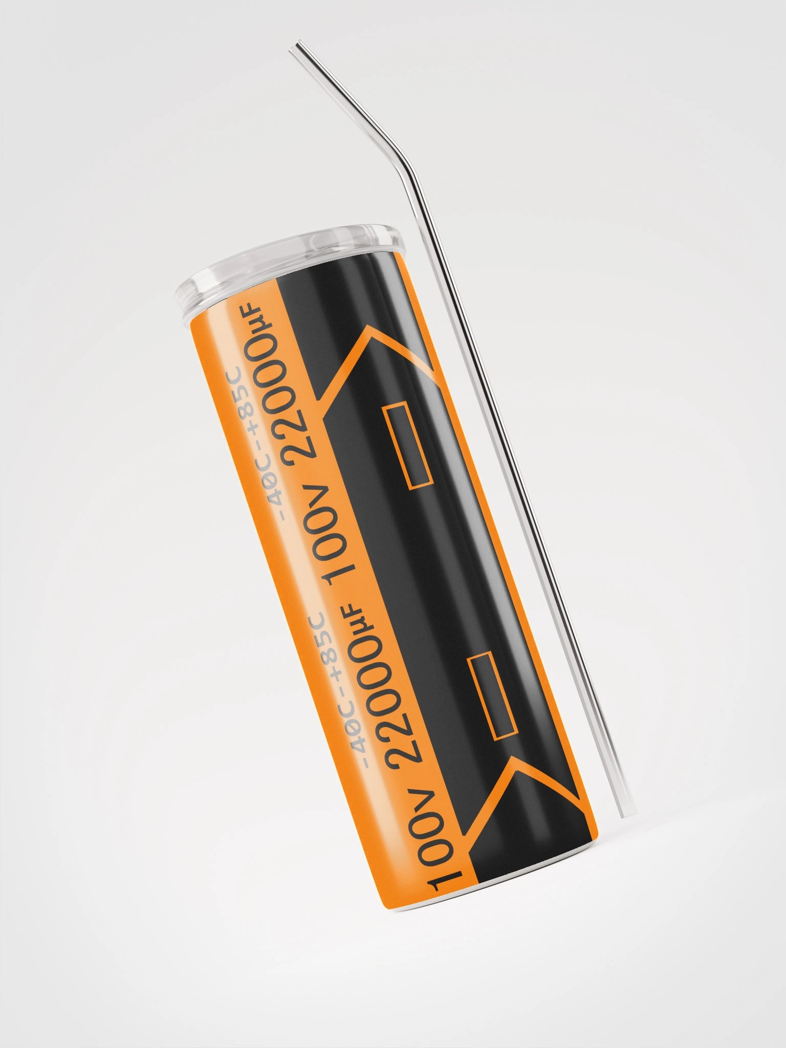 Capacitor Stainless Steel Tumbler - ORANGE product image (3)