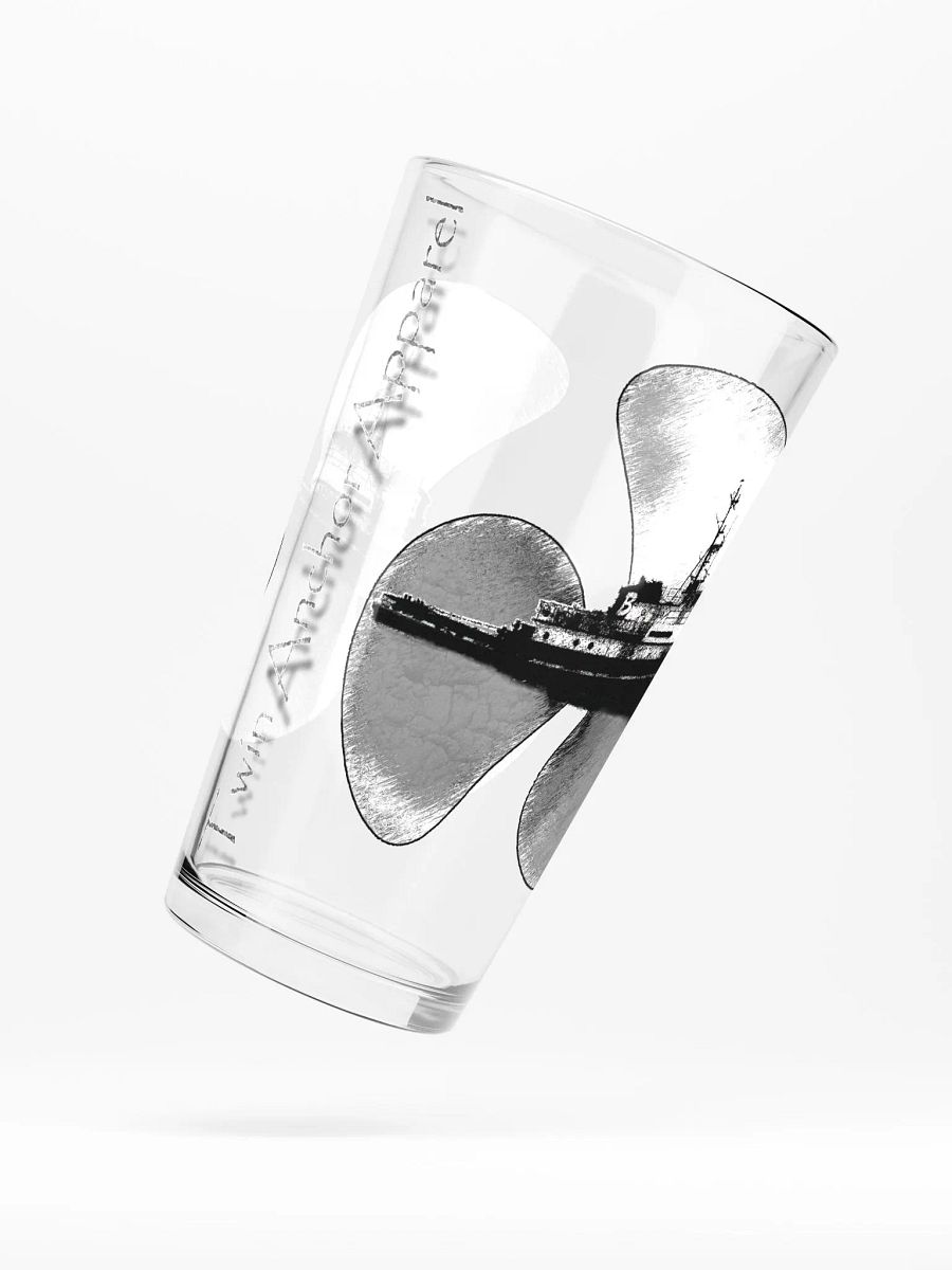Red Twin Anchor Marco tug 16oz Pint Glass product image (5)