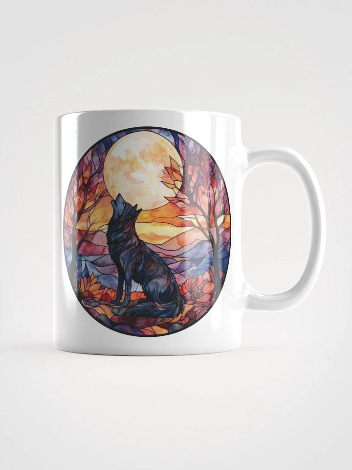 Howling Wolf Stained Glass Mug product image (3)