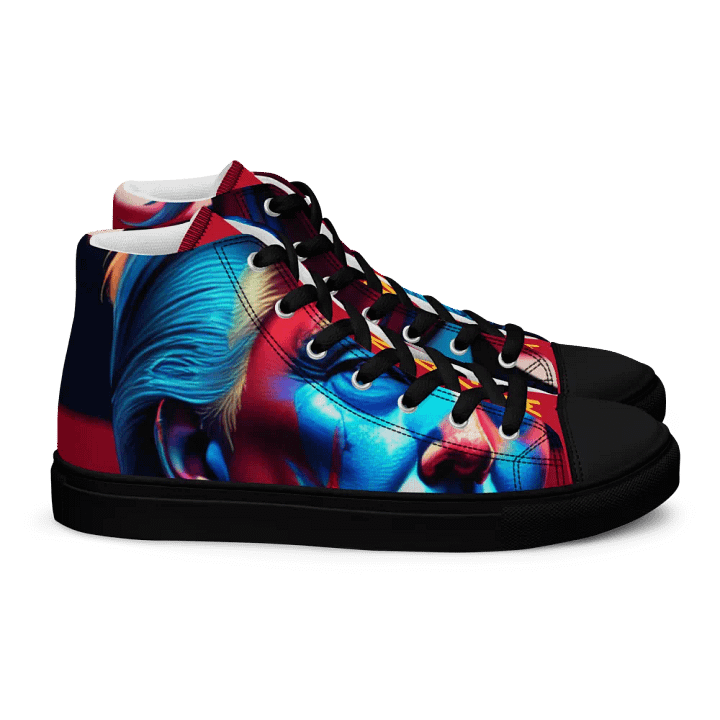 Blue and Red Mens High Tops product image (2)