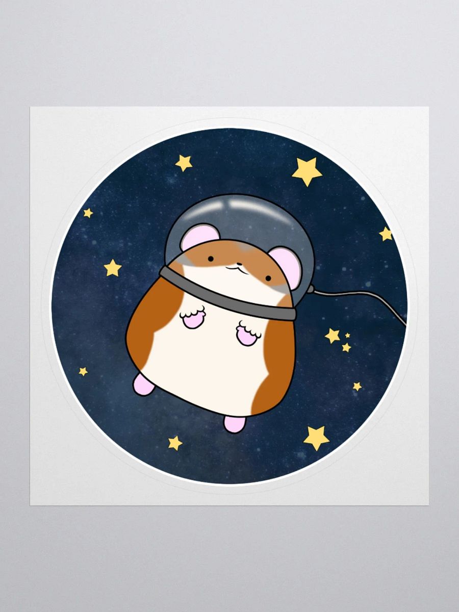 Space Hamster Sticker product image (1)