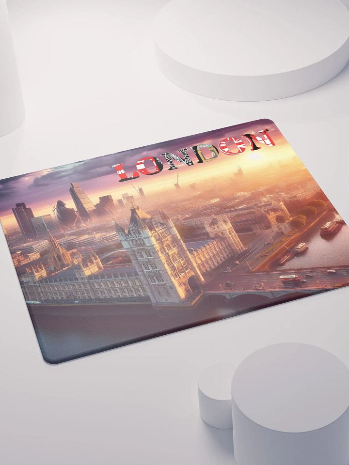 LONDON illustration -Gaming mouse pad product image (1)