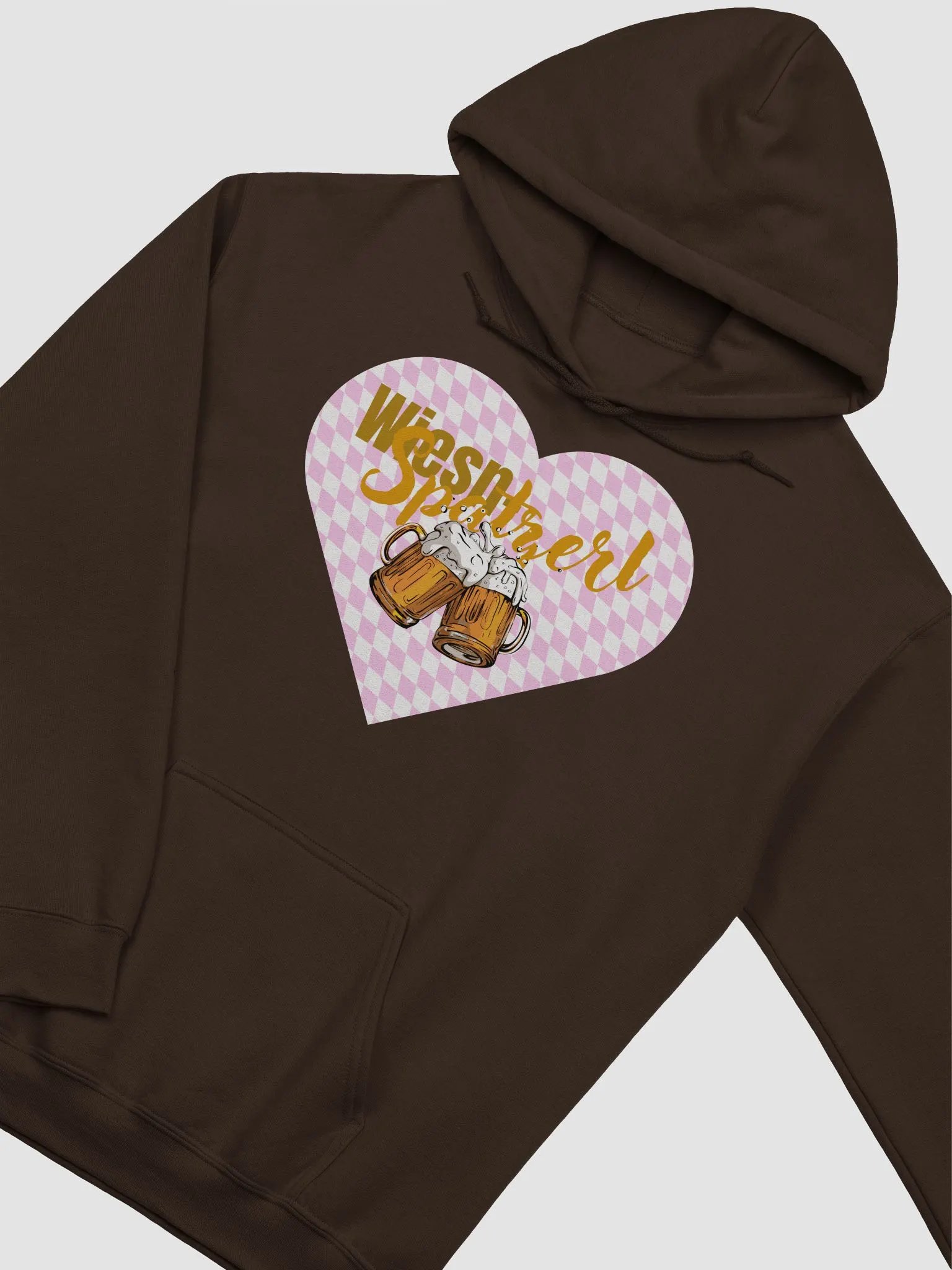 Wiesn-Spatzerl Kapuzen-Pullover Oktoberfest - Rosa product image (2)