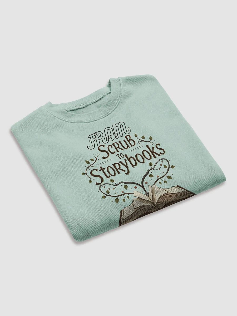 Whimsical Vine Book Crop Sweatshirt product image (14)