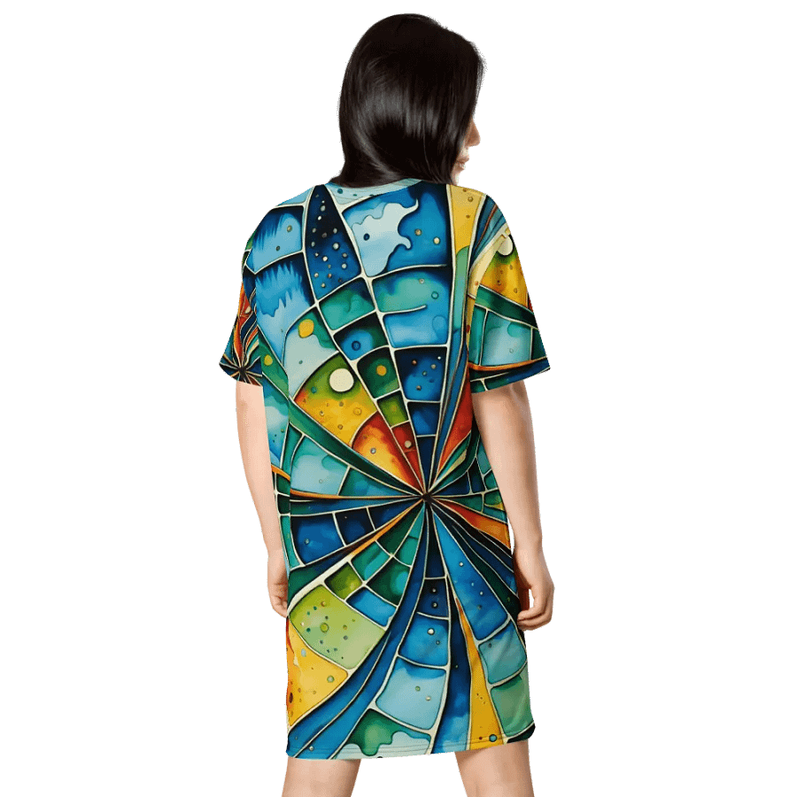 Kaleidoscope Dream T Shirt Dress product image (4)