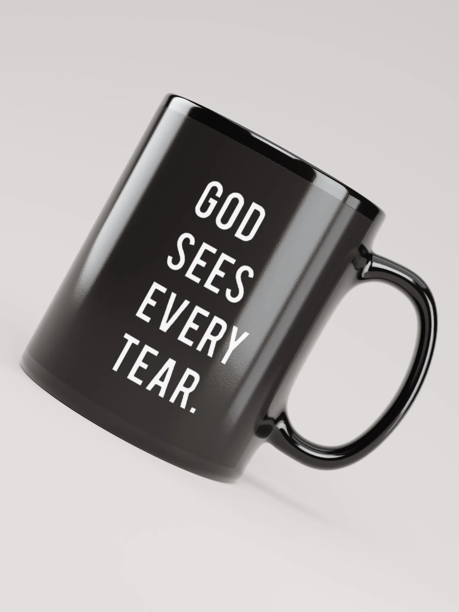 GOD SEES EVERY TEAR MUG product image (7)