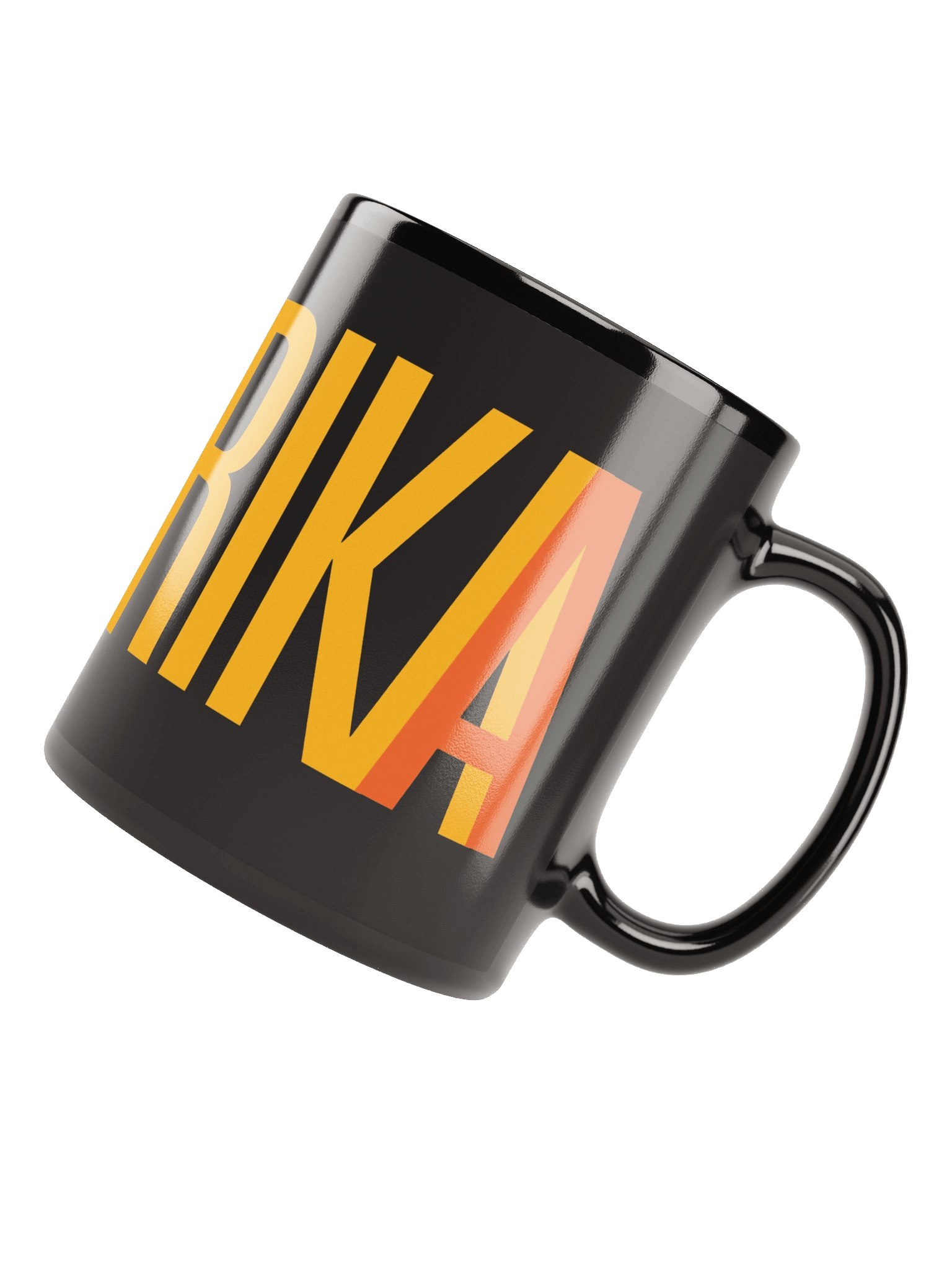 ESSOTERIKAA BLACK GLOSSY MUG product image (4)