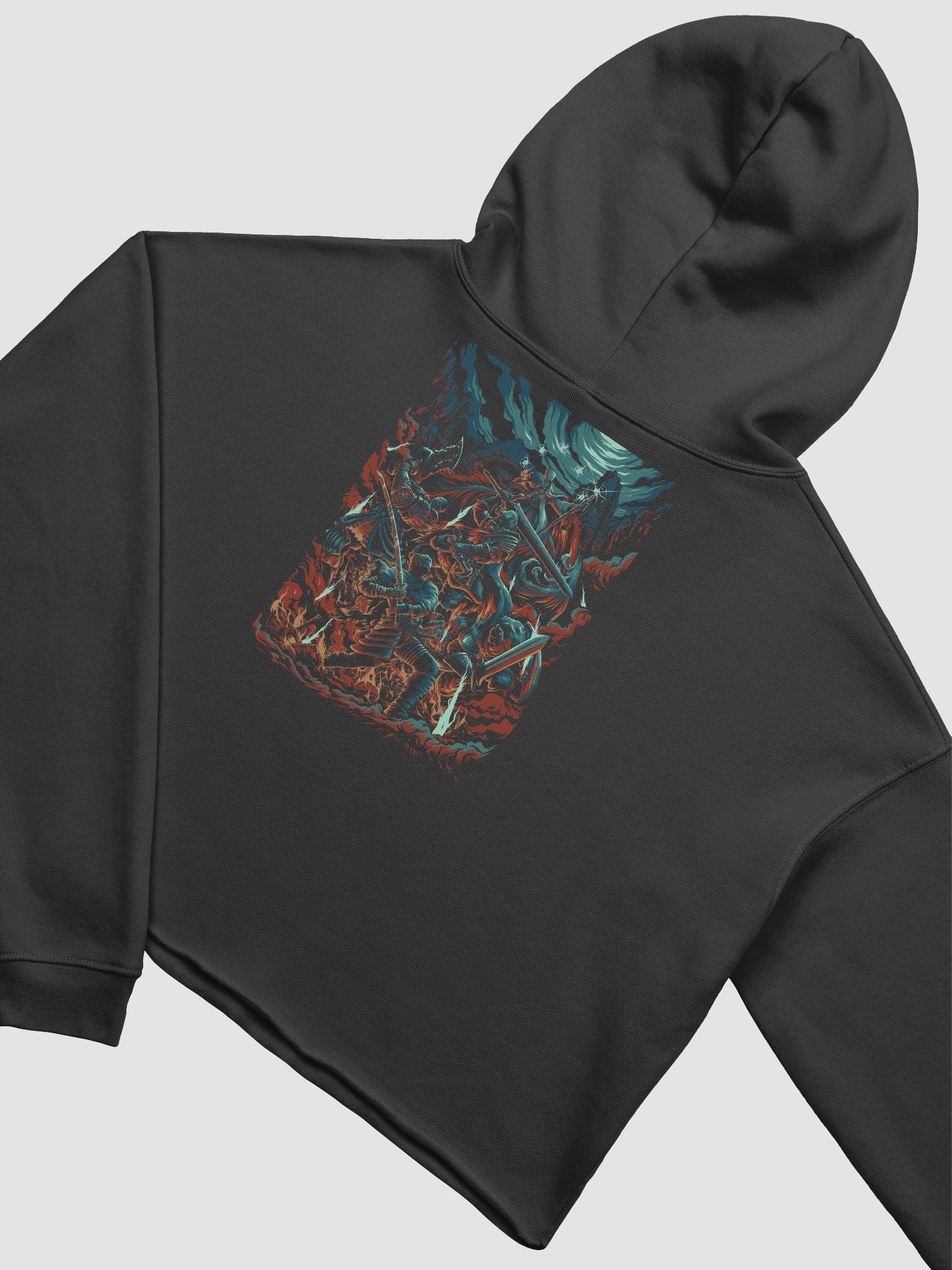 Summoning Another Phantom Fleece Crop Hoodie product image (2)