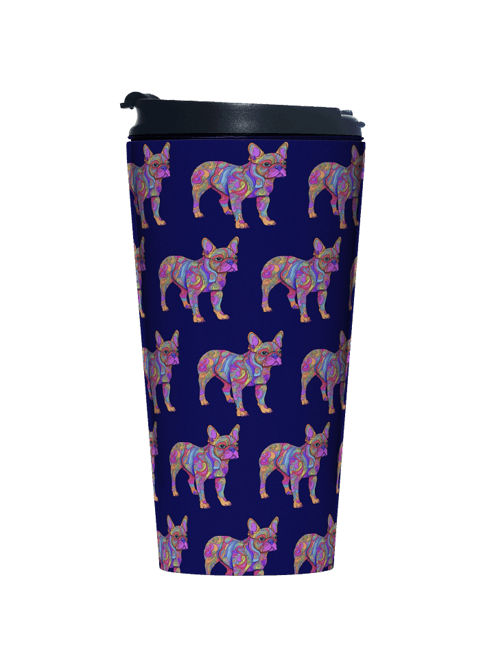Groovy Frenchie #1 - Stainless Steel Travel Mug product image (1)