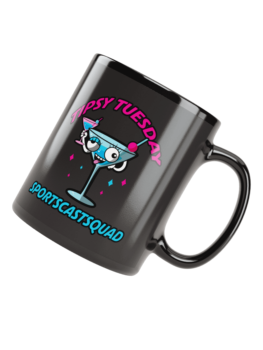 TIPSY TUESDAY "FLIRTINI" BLACK MUG product image (8)