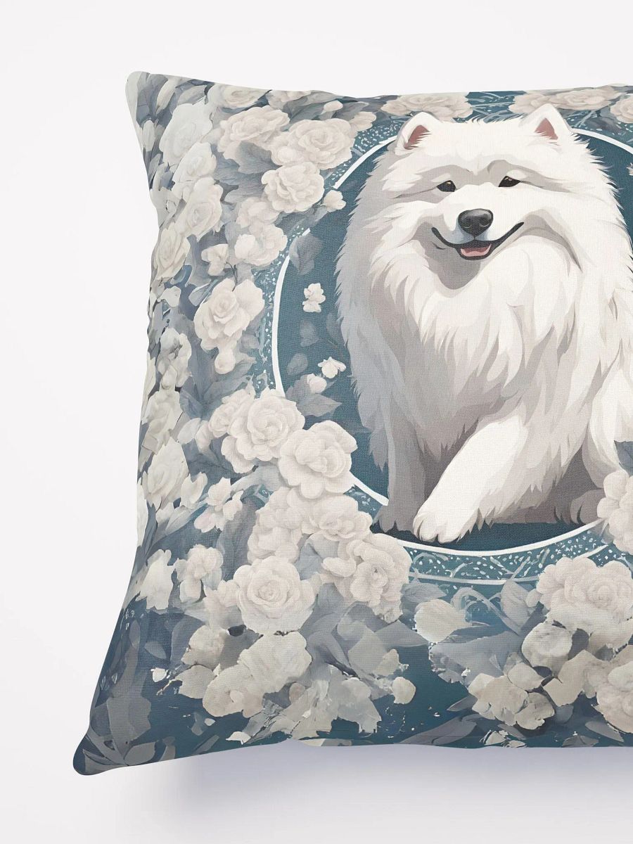 Floral Samoyed Pillow product image (5)