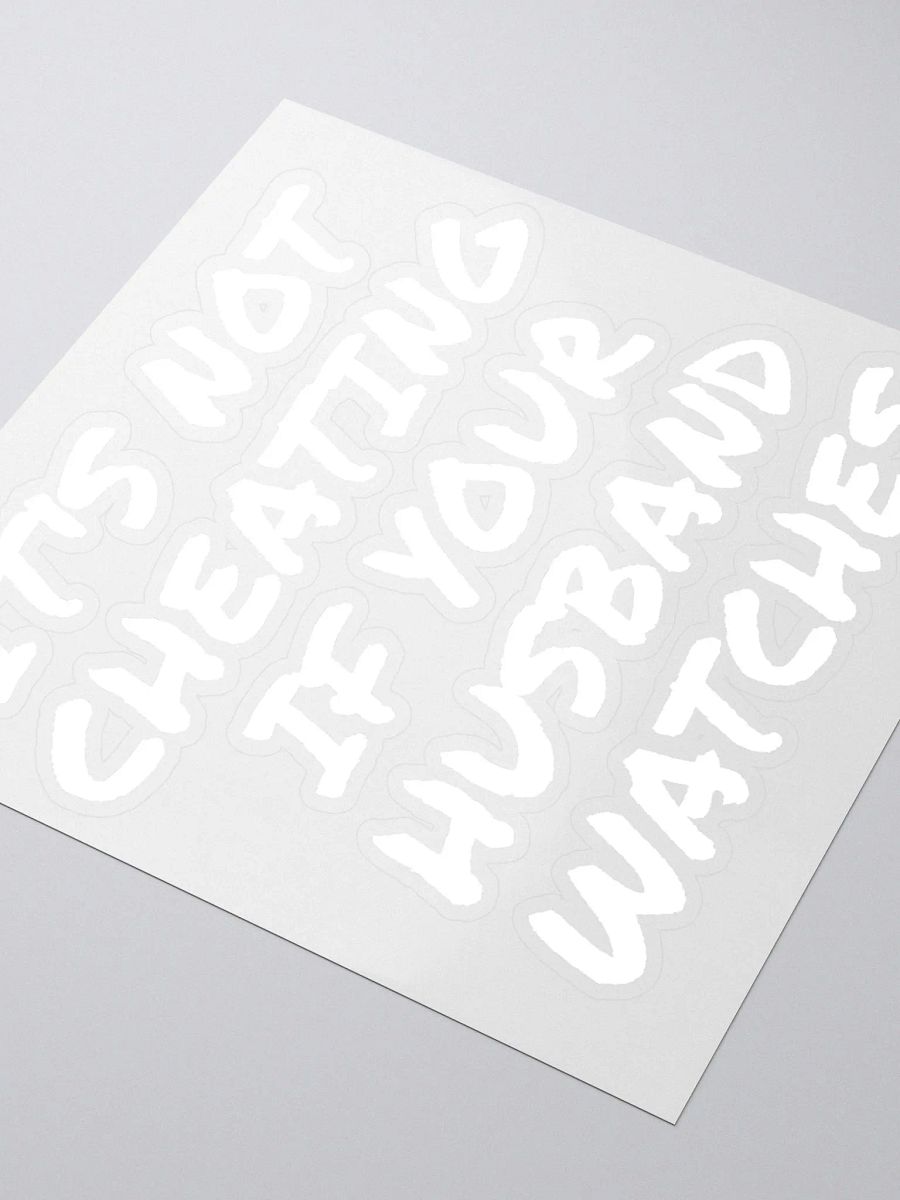 No cheater Sticker product image (7)