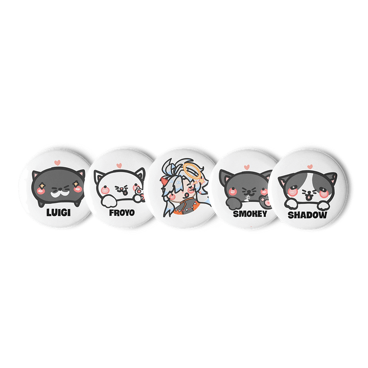 Kitteh - Pin Buttons product image (1)