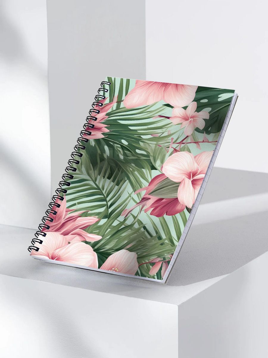 Pink Hibiscus Flower Notebook product image (3)