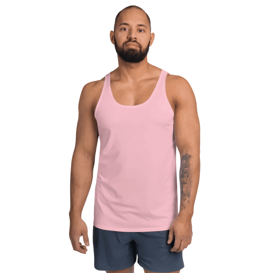 Plain Color Pink Tank Top product image (1)