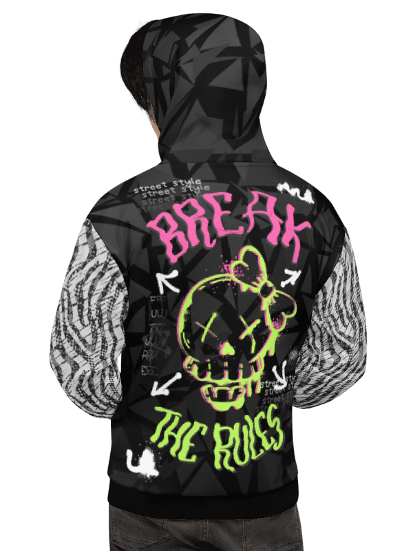 Break the rules | Recycled Unisex Hoodie product image (1)