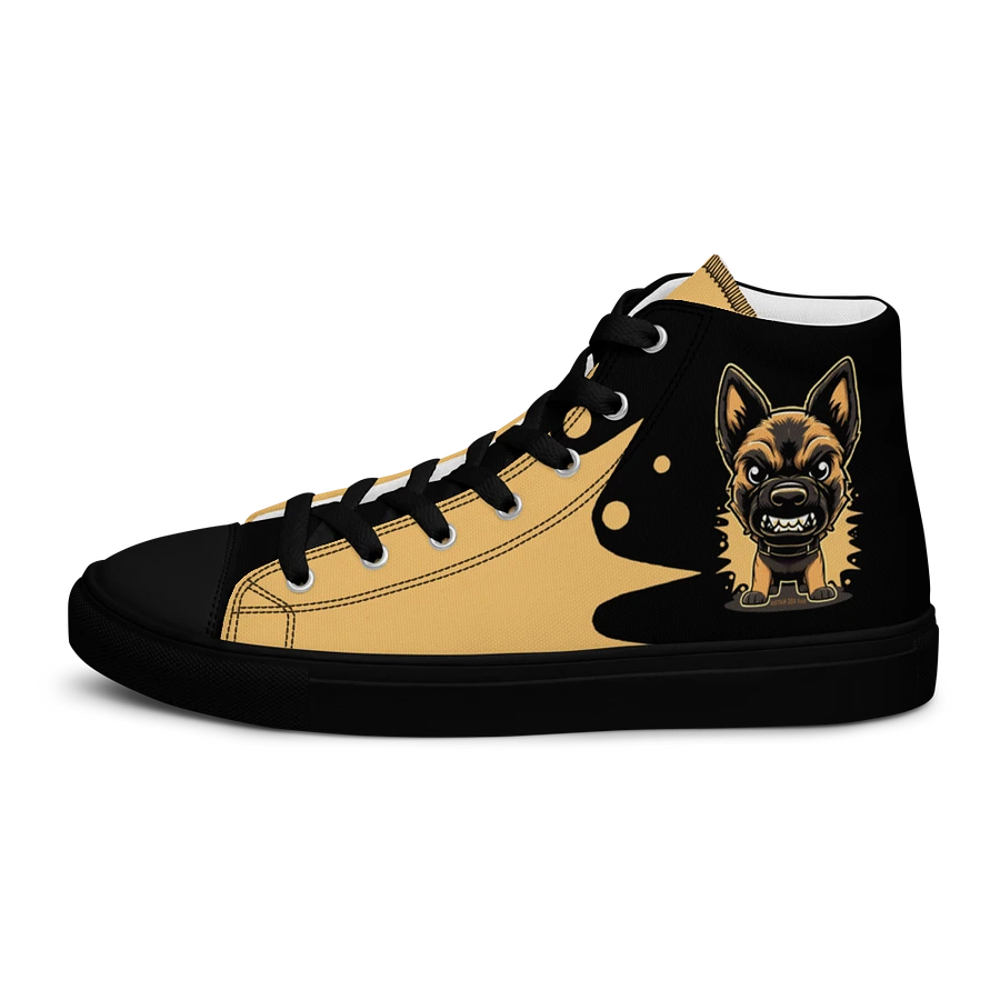 Belgian Malinois Angry Pup - Women's High Top Canvas Shoe product image (8)