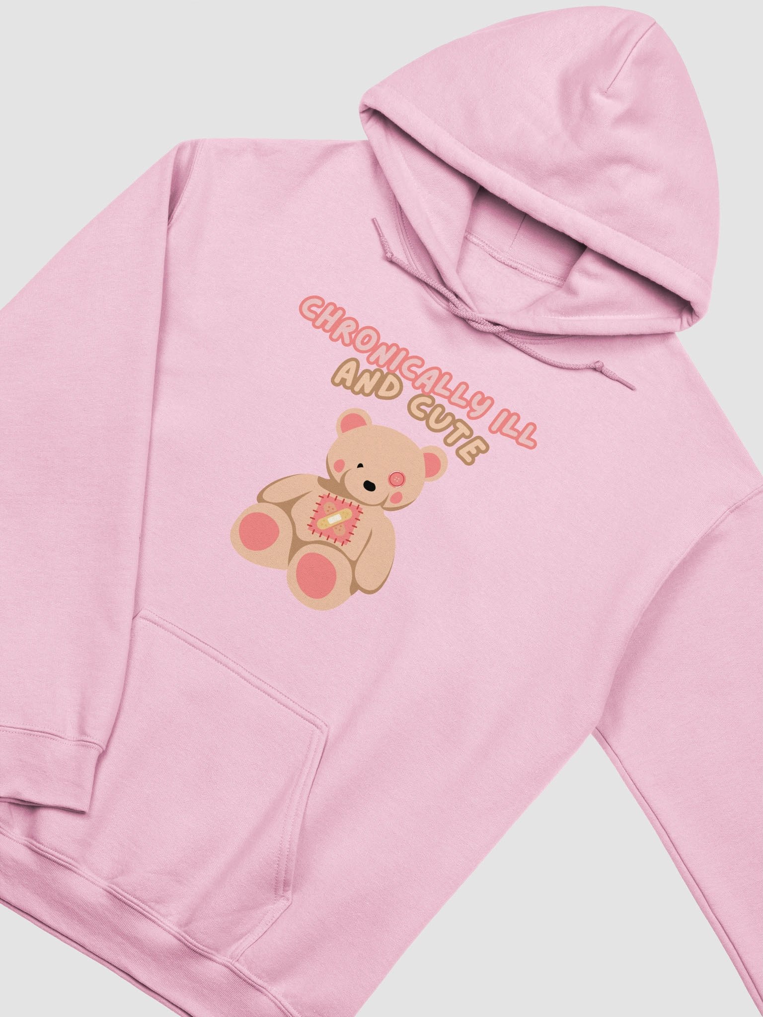 Valentine's Teddy Chronically Ill and Cute Hoodie product image (1)