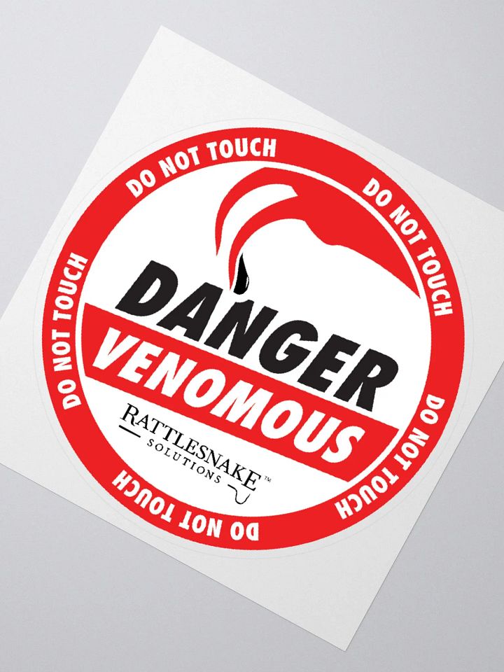 Danger: Venomous Sticker product image (2)