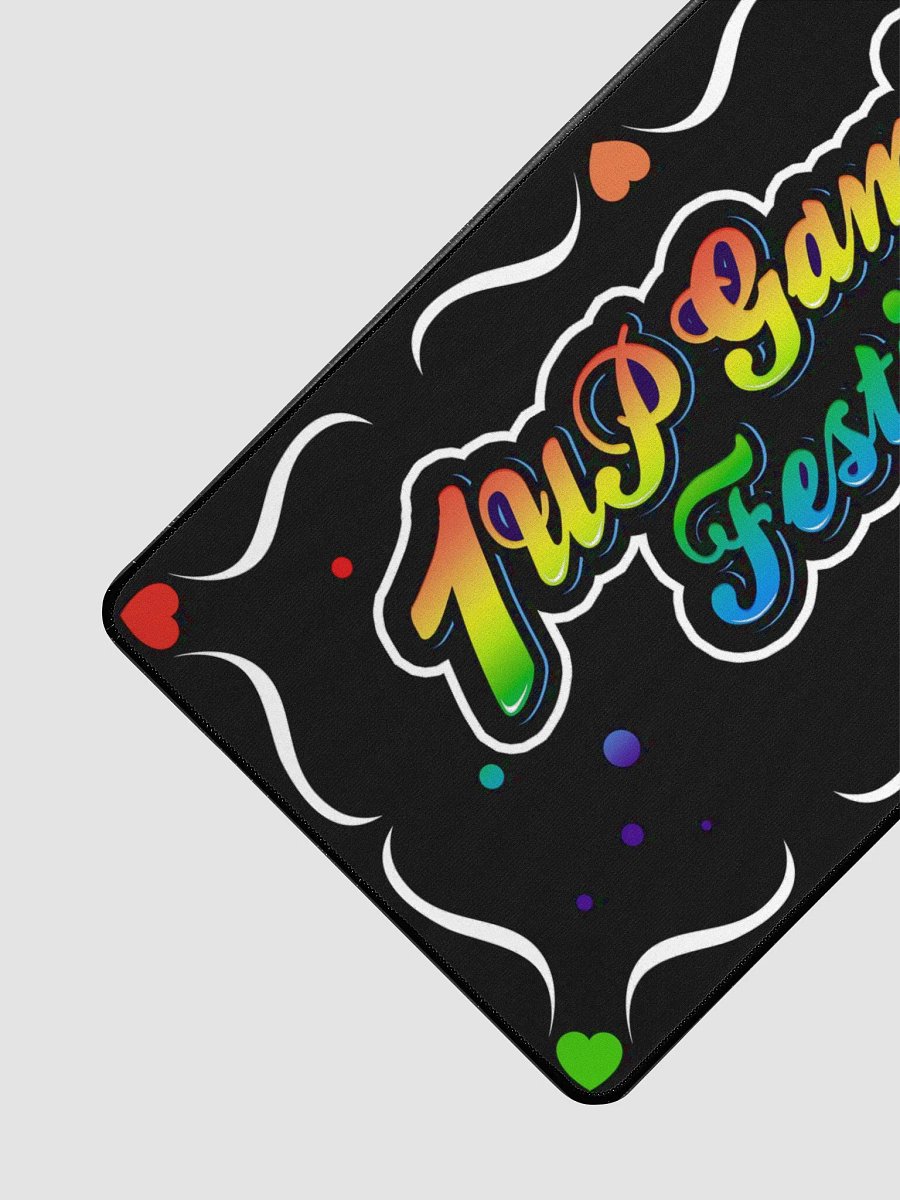 1UP Gaming Festival Pride 2025 Desk Mat 31.5 x 15.5 product image (3)