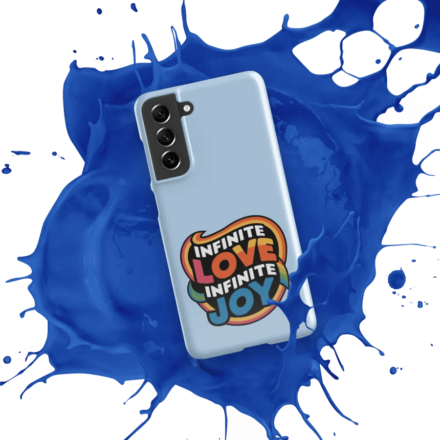 Infinite Love Infinite Joy Snap Case for Samsung (Blue) product image (6)