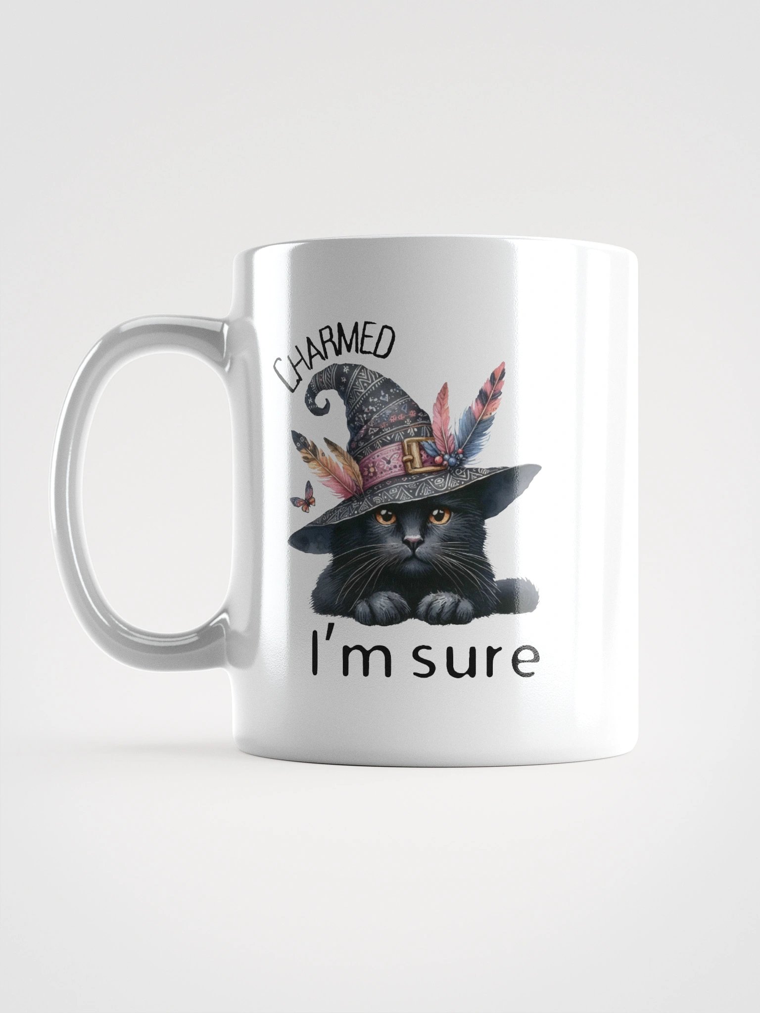 Boho Black Cat Witch Mug product image (6)