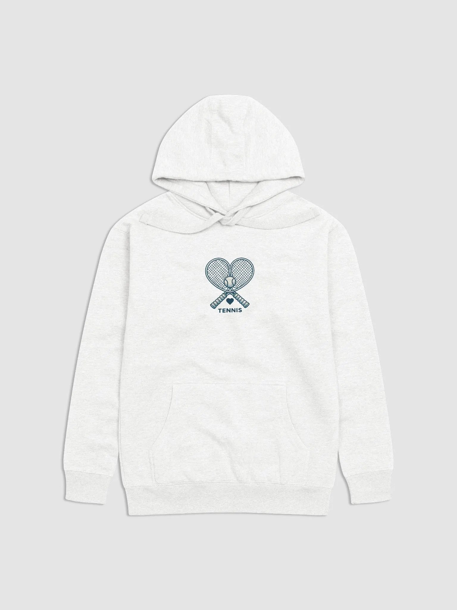 Love-Love Tennis Heart Hoodie product image (5)