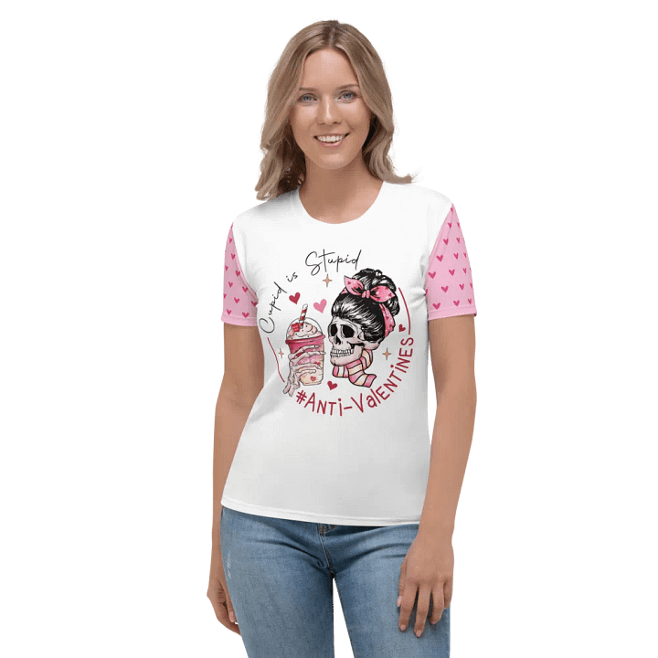 Crew Neck T-Shirt -Anti Valentines product image (1)