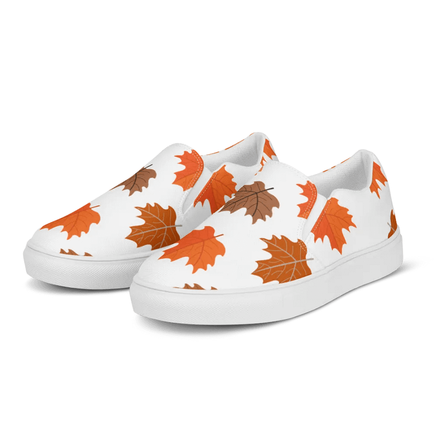 Autumn Leaves Men's Slip-On Canvas Shoes product image (3)