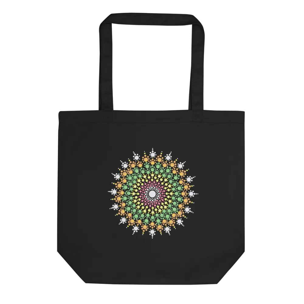 Pastel Dot Mandala Eco-Friendly Tote Bag product image (4)