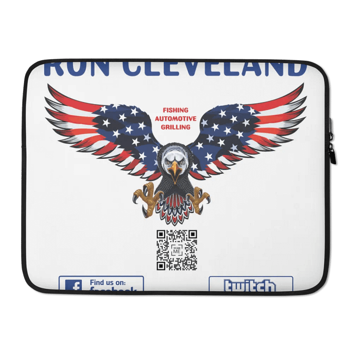 Patriotic Eagle Laptop Sleeve product image (2)