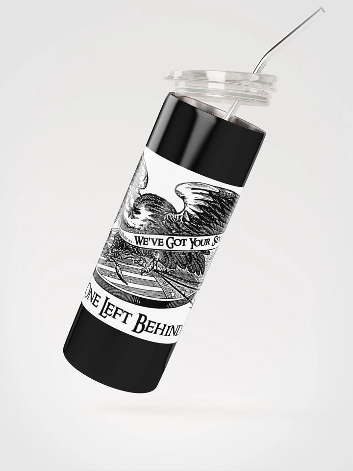 Alvarez House Stainless Steel Tumbler with Metal Straw product image (2)