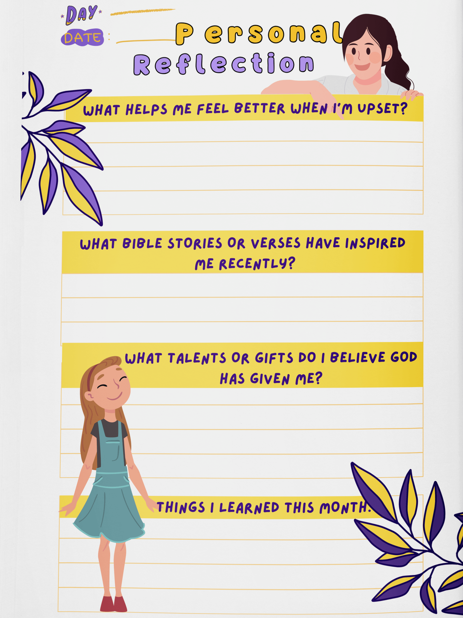 Girls Interactive Christian Journal product image (8)