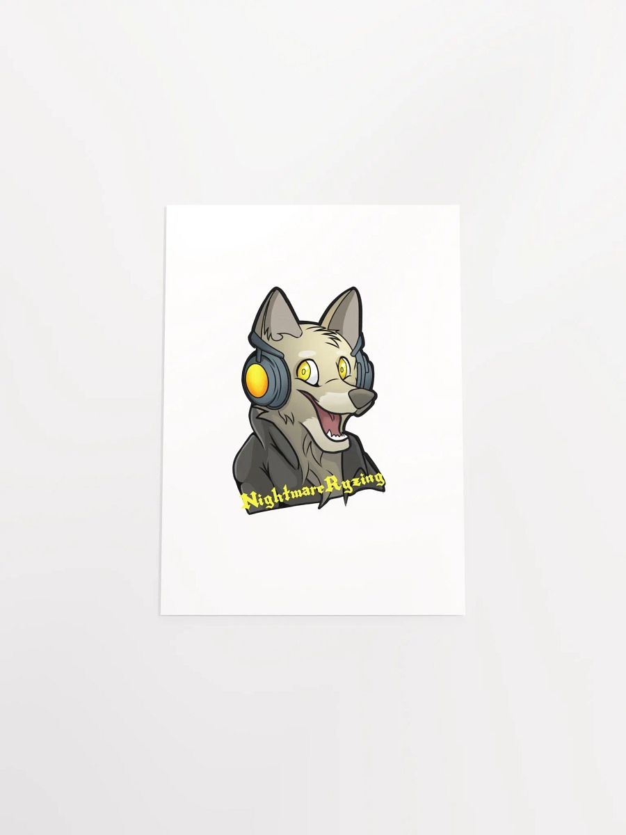 NightmareRyzing Anthro Wolf Poster product image (4)