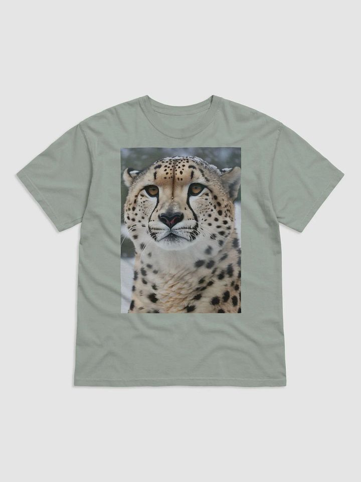 Spot On Style: Captivating Snow Cheetah T-Shirt product image (1)