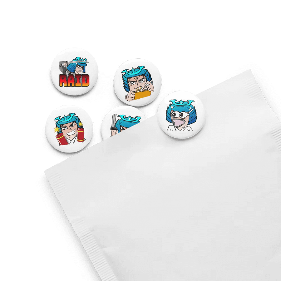 Hoenma Emote Pin Button Set product image (8)