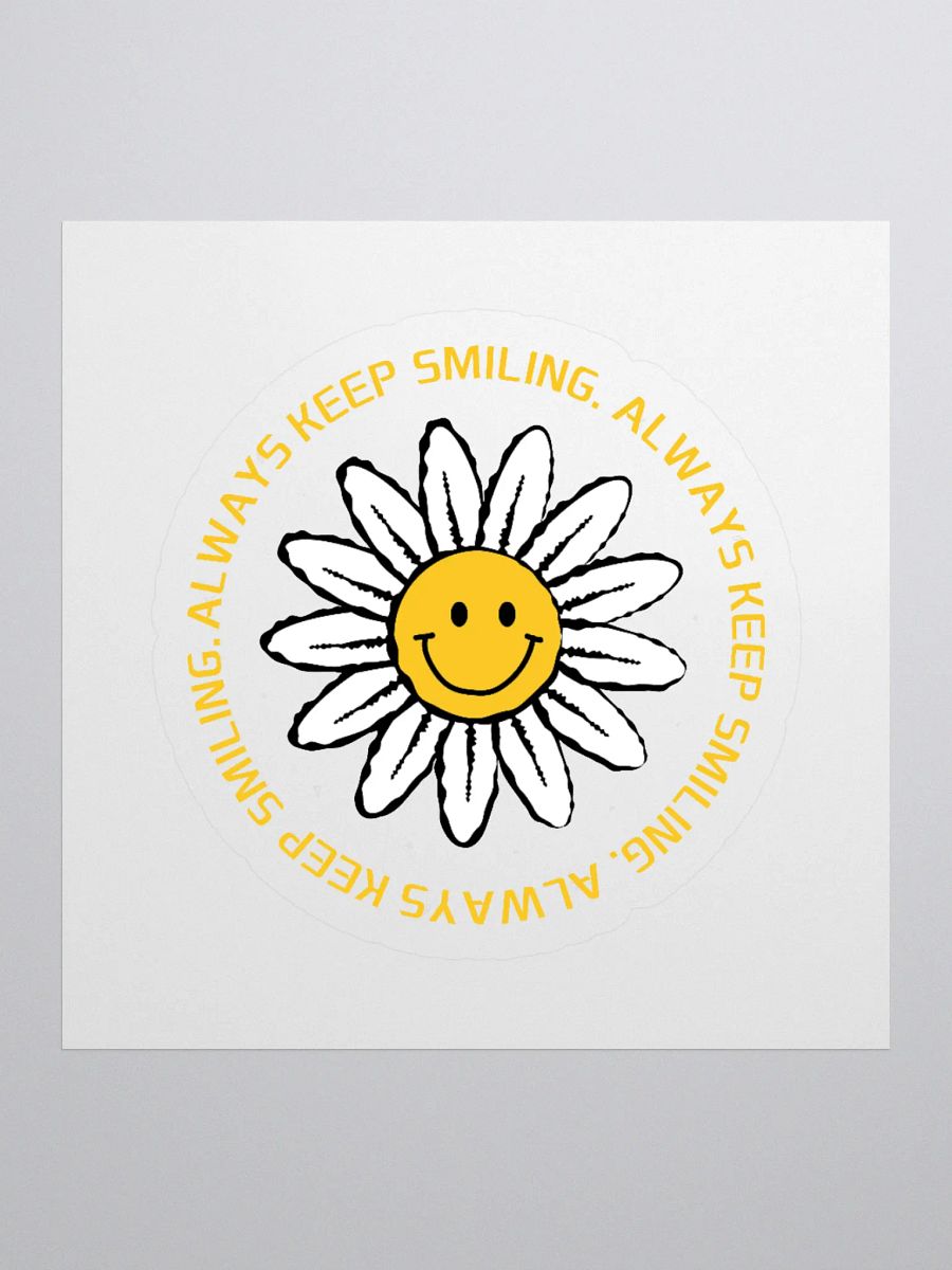 Always Keep Smiling Kiss Cut Stickers product image (2)