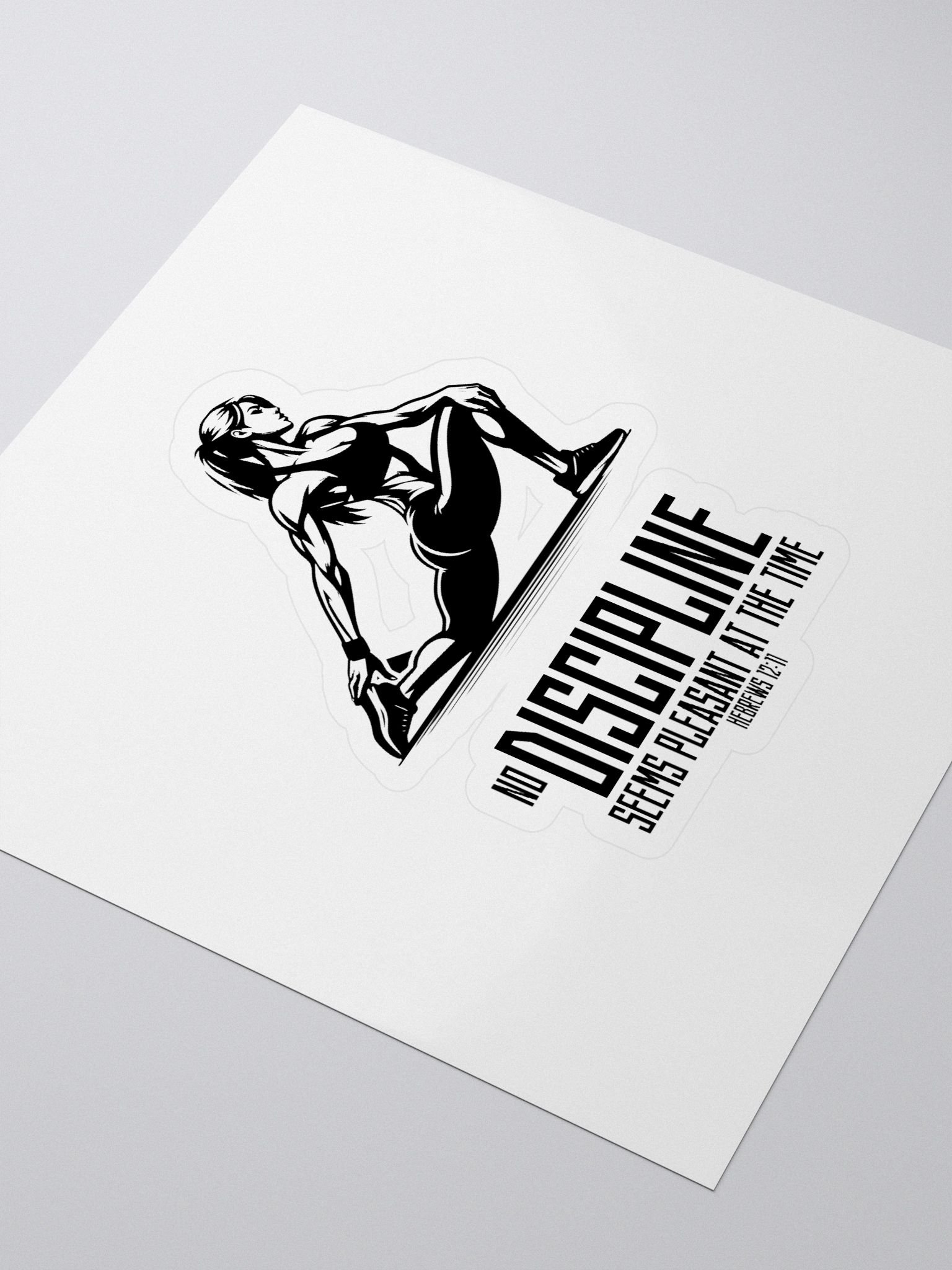 No Discipline Pleasant Woman Flex Sticker product image (3)