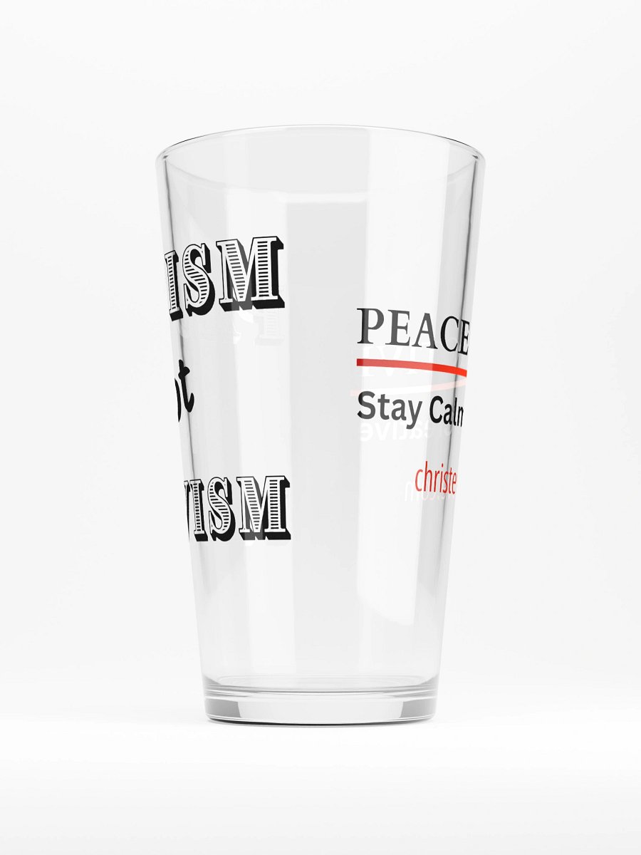 Pacifism is not Passivism Shaker Pint Glass product image (1)