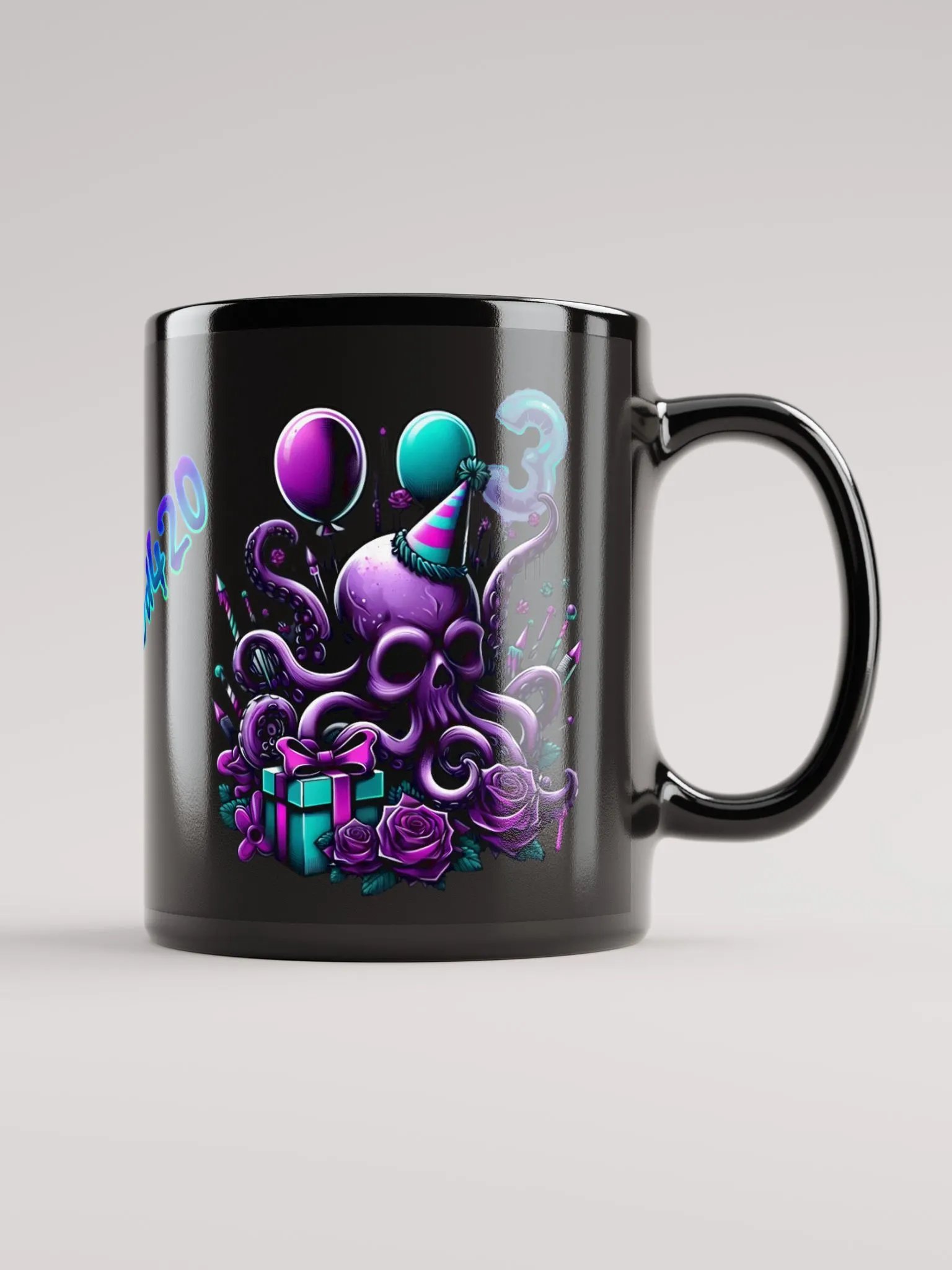 Exclusive Boosted/ 3rd Anniversary Macabre Black Mug product image (1)