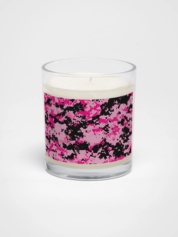 Pink Pixel Camo Soy Wax Candle product image (1)