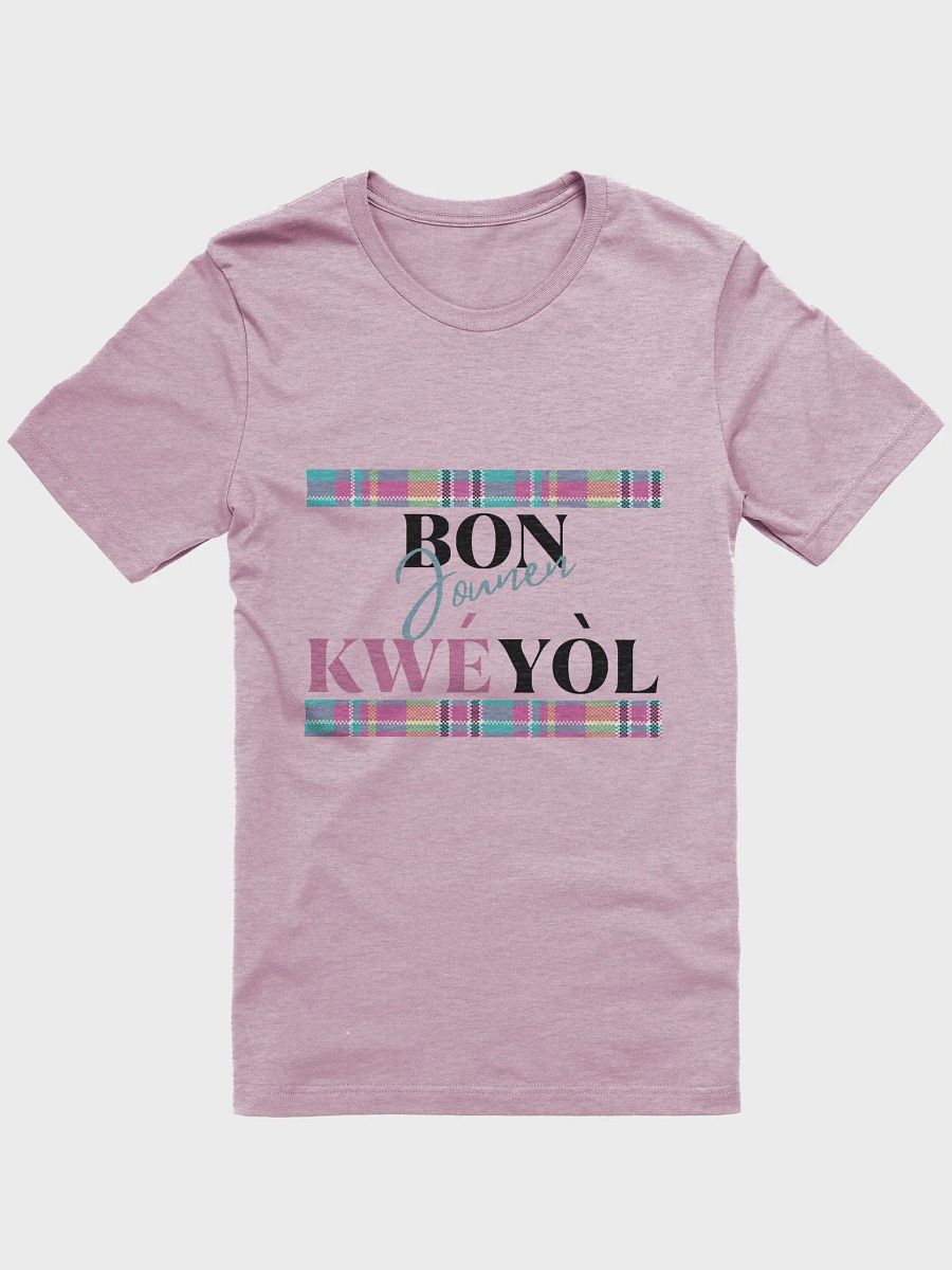 Kwéyòl Madras Script T-Shirt product image (71)