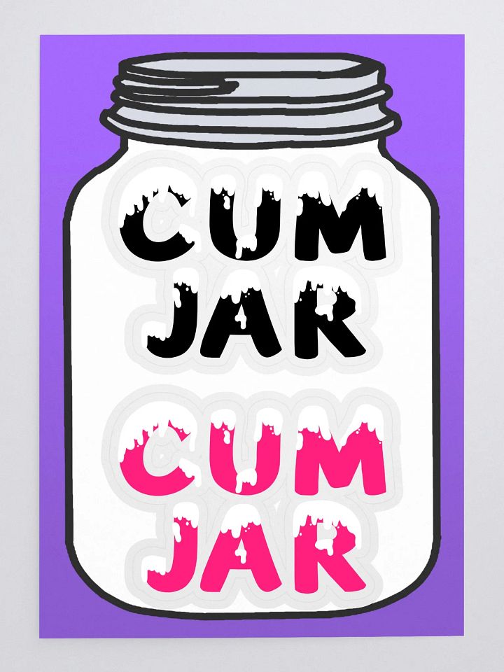 Cum Jar Stickers product image (1)