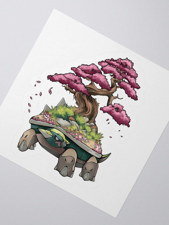 "Pink Bonsai Torterra" Sticker product image (5)